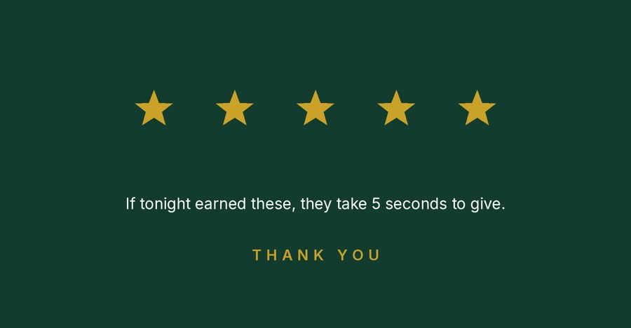 Five Little Stars rideshare sign concept
